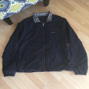 Burberry padded windbreaker jacket, cool details!